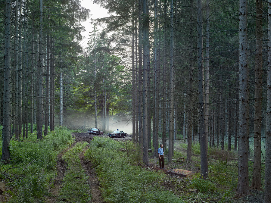 Gregory Crewdson The Mattress, From the series: Cathedral of the Pines, 2013-2014, ALBERTINA