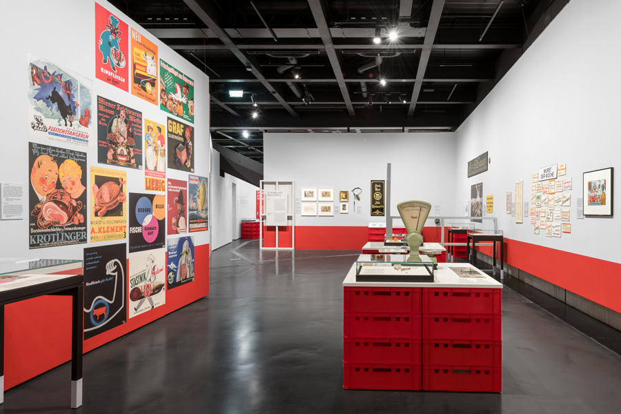 Fleisch, Ausstellungsansicht © Klaus Pichler, Wien Museum Fleisch, Ausstellungsansicht © Klaus Pichler, Wien Museum