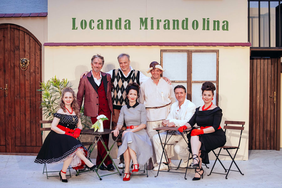 Mirandolina, Ensemble © Fabian Steppan