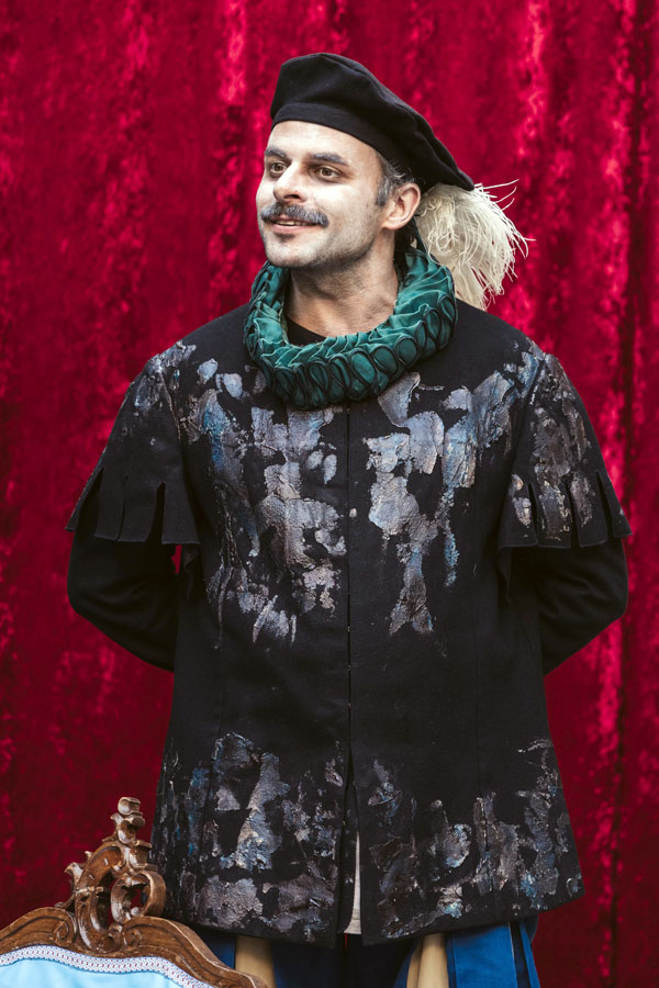 Christopher Korkisch als William Shakespeare © Fabian Steppan