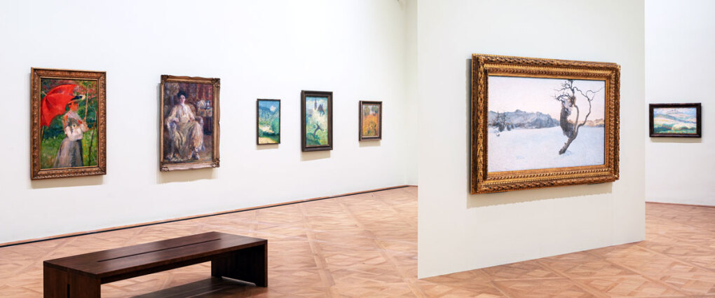  Ausstellungsansicht "Die Welt in Farben. Slowenische Malerei 1848−1918"  Foto: Johannes Stoll