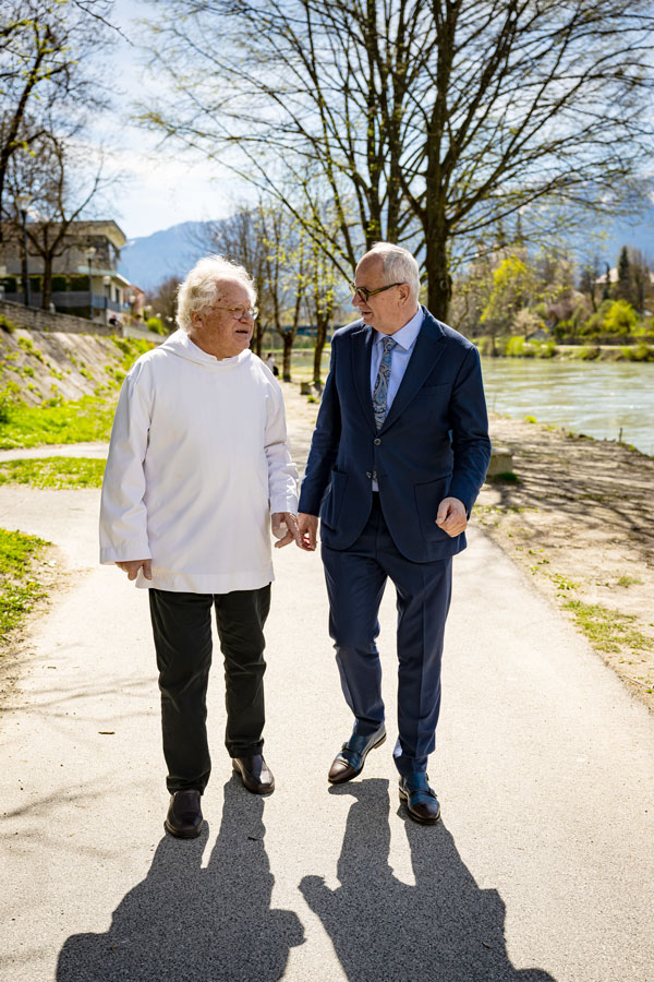 Die Autoren: Pater Johannes Pausch OSB, Univ.-Prof. Dr. Rudolf Likar © Barabra Wirl / Wirl Photo