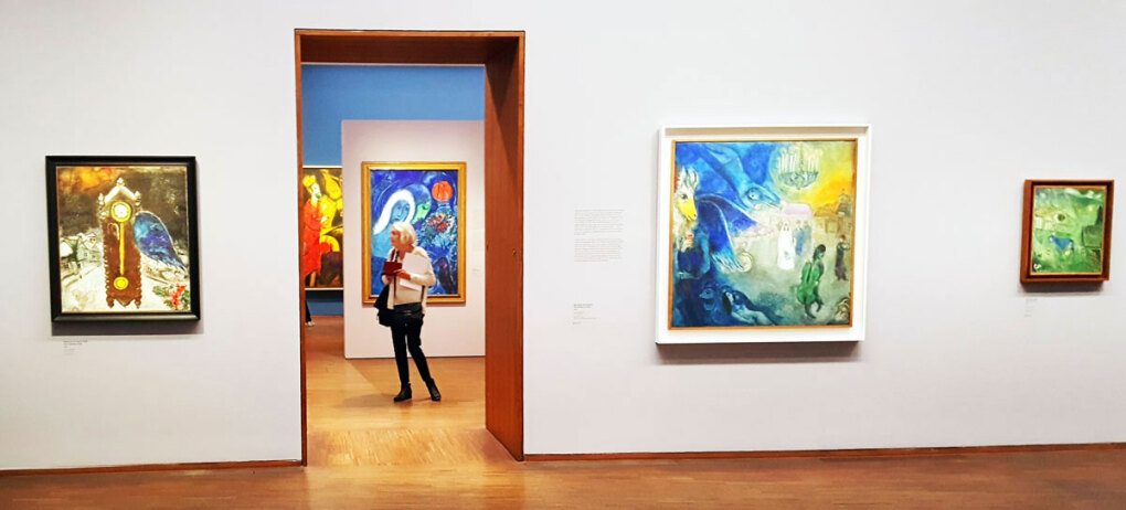 Chagall, Ausstellungsansicht in der Propter Homines Halle