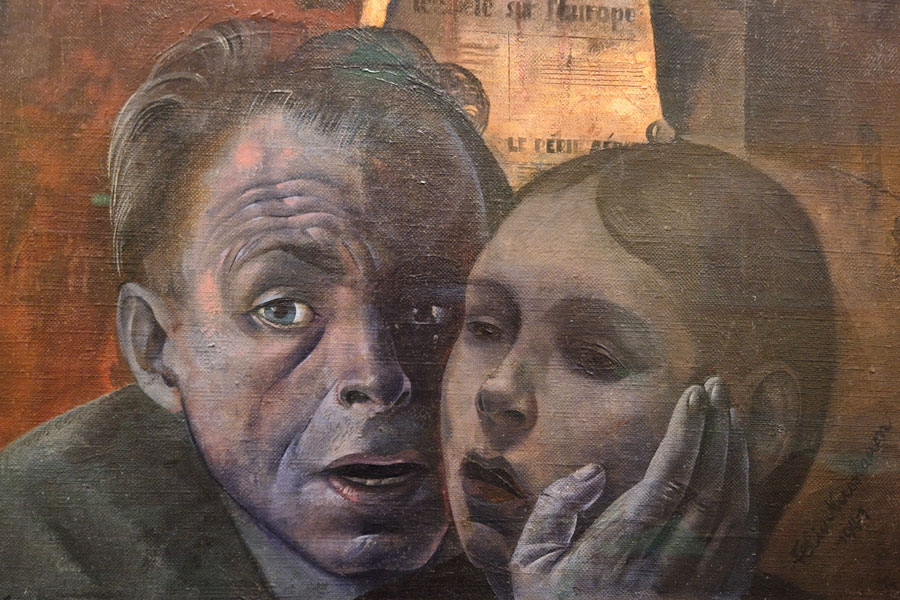 Felix Nussbaum, Angst (Selbstbildnis mit seiner Nichte Marianne)