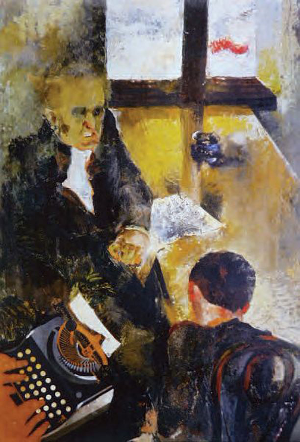 Friedl Dicker-Brandeis: Das Verhör I, 1934/35  © Jüdisches Museum Prag 