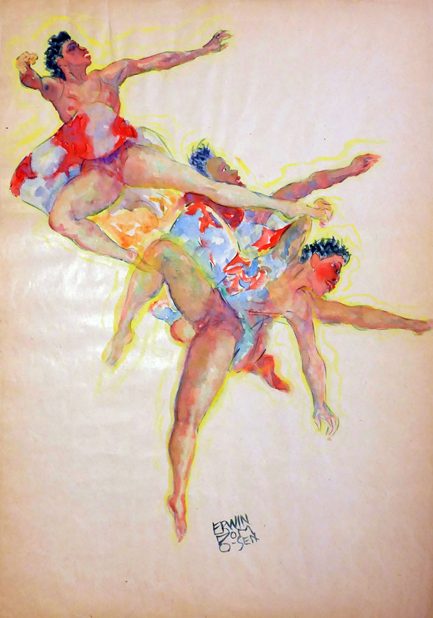 Erwin Osen: Tänzer und Tänzerin (um 1954) © Privatbesitz