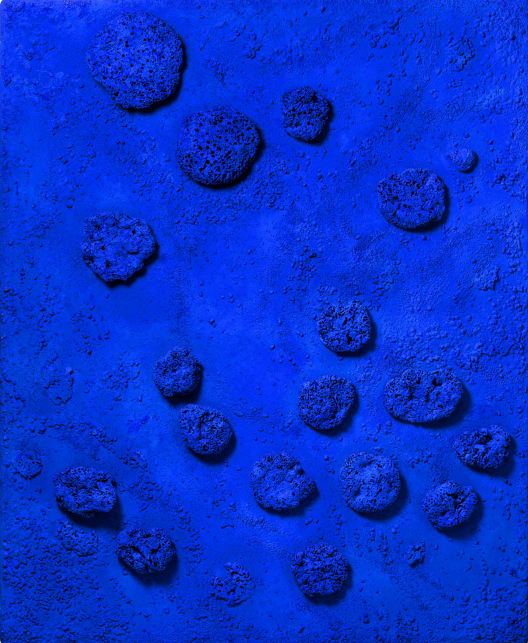   Yves Klein  Untitled Blue Sponge Relief (RE1), 1985  Heidi Horten Collection  © Bildrecht, Wien