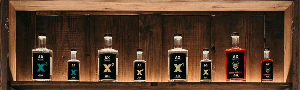 Vier Mal Gin bei © AX ELIXIR 